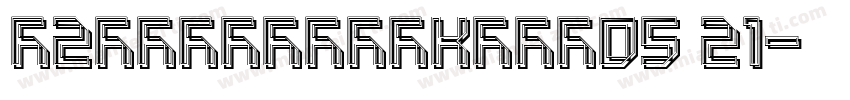 F2FOCRBczykLTW05 21字体转换